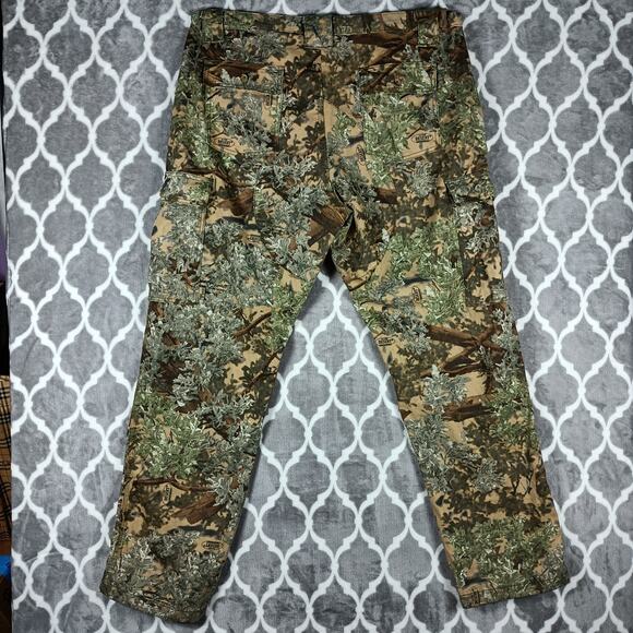 Kings Camo Pants Men Large Brown Desert Shadow Hunting Cargo Outdoor Rugged - Picture 3 of 9